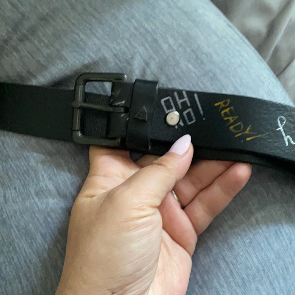 HTC Hollywood Trading Company leather belt
